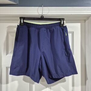 birddogs‎ Shorts Mens Large Blue Lined Workout Gym Performance Training Stretch